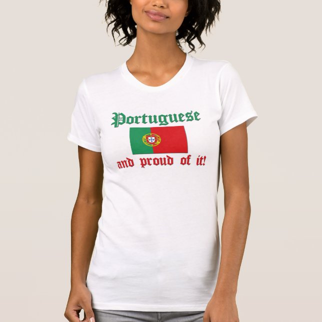 Camiseta Português orgulhoso (Frente)