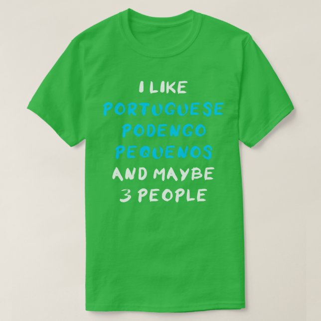 Camiseta Português Podengo Pequeno 5 (Frente do Design)