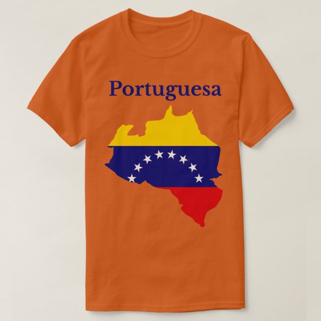 Camiseta Portuguesa Estado Venezuela (Frente do Design)