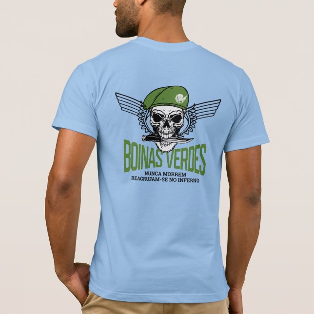 Camiseta Portuguese Green Berets (Verso)