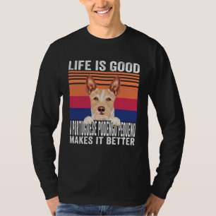 Camiseta Portuguese Podengo Pequenos Torna a Sua Vida Boa V