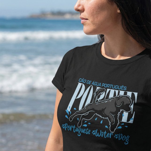 Camiseta Portuguese Water Dog - Portie (Criador carregado)