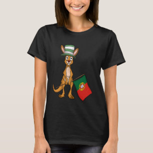 Camiseta Portugueses Fãs Portugal Kangaroo