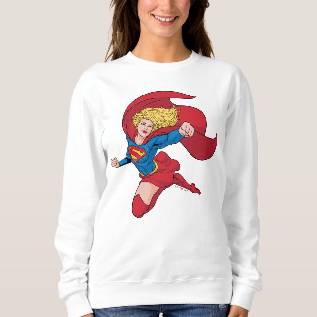 Camiseta Pose Adorável da Supergirl (Frente)