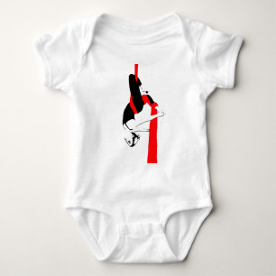 Camiseta Pose aérea dos Gêmeos do dançarino das sedas