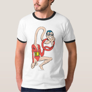 Camiseta Pose De Arrasto De Homem De Plástico