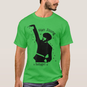 Camiseta Pose de Han Babygirl Jisung BBG Sassy Hannie SKZ M