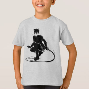 Camiseta Pose de Pincel da Mulher-Gato