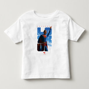 Camiseta Pose de Superman olhando para cima
