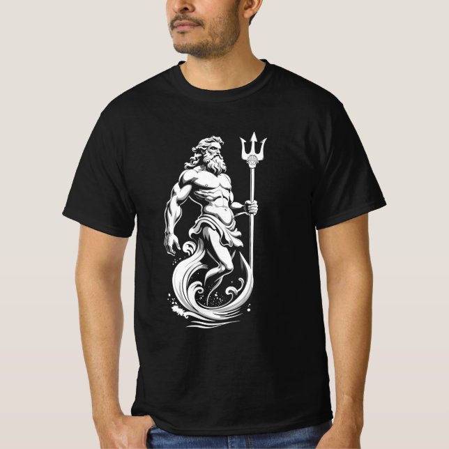 Camiseta Poseidon Deus do Mar (Frente)
