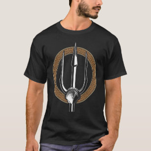 Camiseta Poseidon Trident Funcionarios Antigo Mito Grego