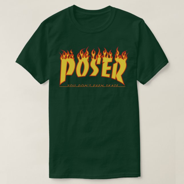 Camiseta Poser (Frente do Design)