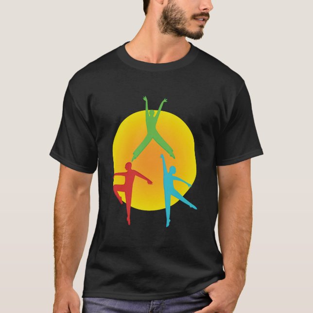 Camiseta Poses de Dança (Frente)