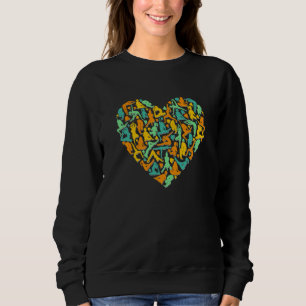 Camiseta Poses de Yoga Coração Treinador de Fitness Meditaç