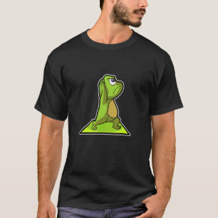 Camiseta Poses de Yoga de Sapo Sapo Esportes Ginástica Ohm 