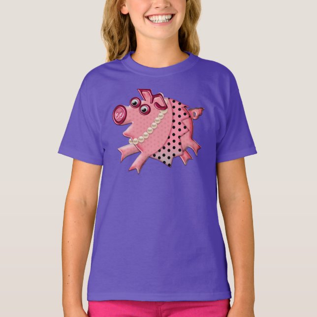 Camiseta Posh Piggy (Frente)