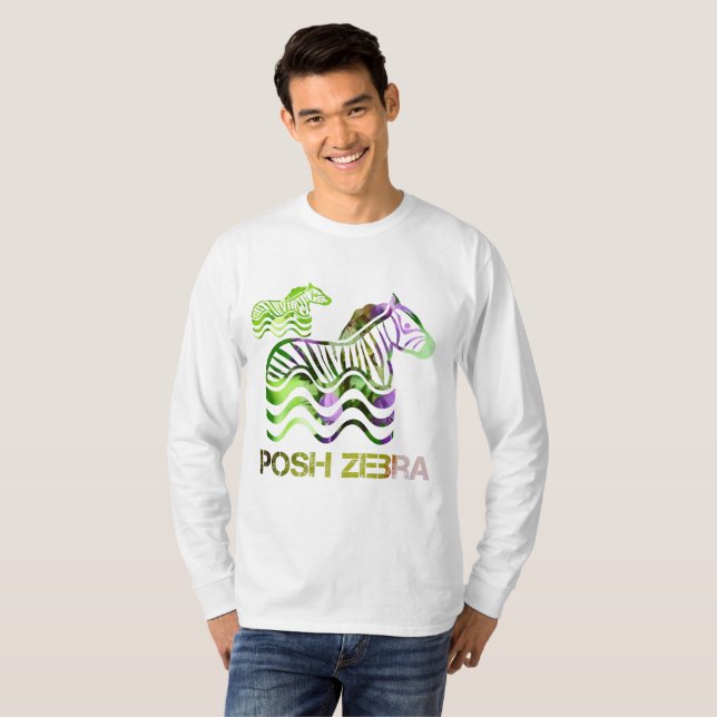 Camiseta Posh zebra (Frente Completa)