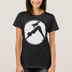 Camiseta Posição do Cão Inferior de Ioga - Estudante de Yog