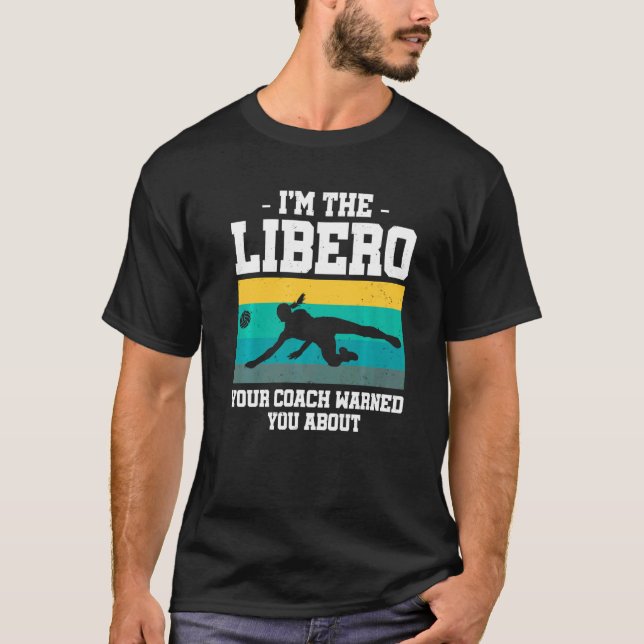 Camiseta Posição do jogador de voleibol (Frente)