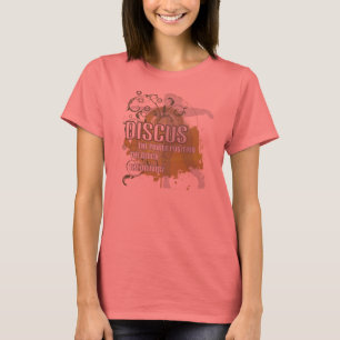 Camiseta Posição do poder de Discus.The. O bloco. A entre