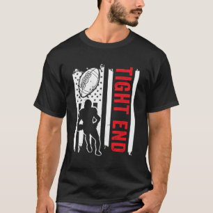 Camiseta Posição T do jogador de futebol americano Flag Tig