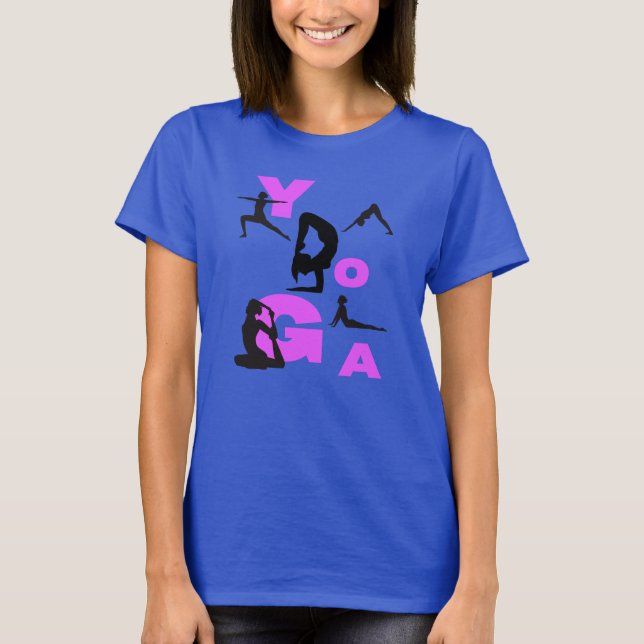 Camiseta Posições do Yoga (Frente)