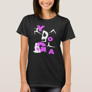 Camiseta Posições do Yoga