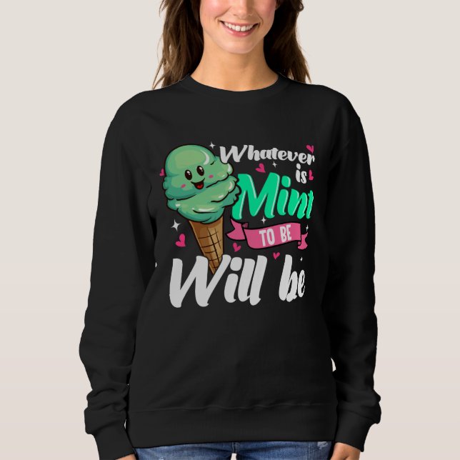 Camiseta Positive Affirmation Mint Ice Cream (Frente)