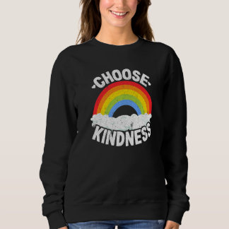 Camiseta Positive Anti Bullying Rainbow Peace Hippie Choose
