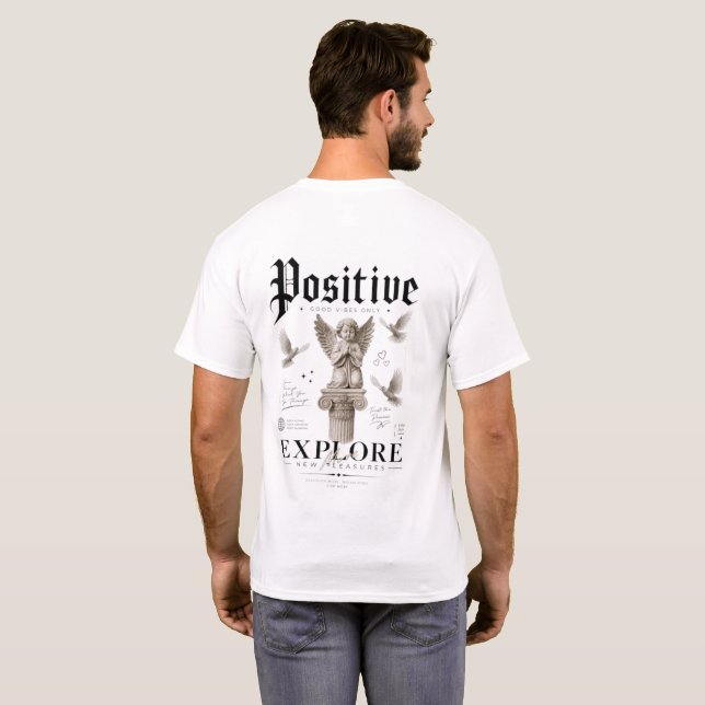 Camiseta Positive Explore Back Print (Parte Traseira Completa)