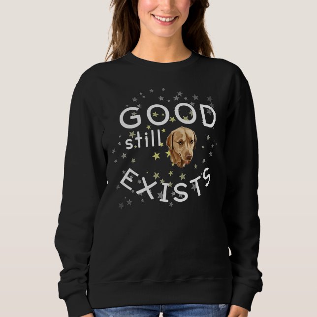 Camiseta Positividade Ainda Existe Mulher Labrador Retrie (Frente)