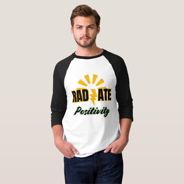 Camiseta Positividade radiada (Frente Completa)