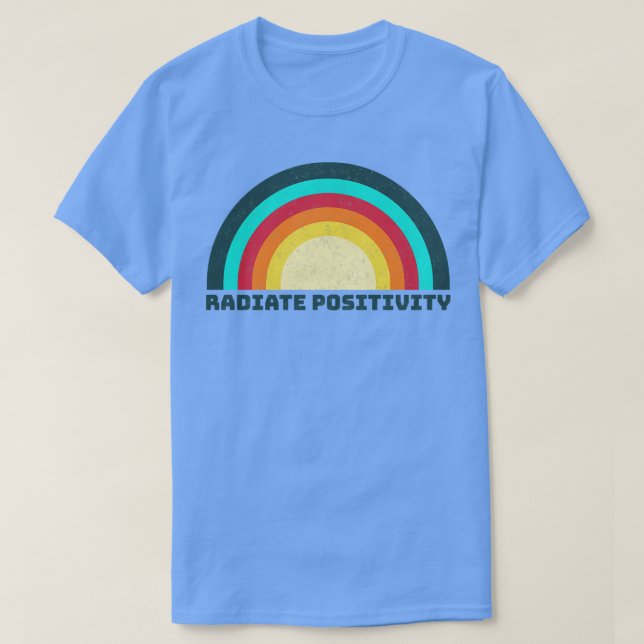Camiseta Positividade radiada (Frente do Design)