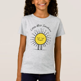 Camiseta Positividade Radiada: Pequena Miss Sol-Shirt