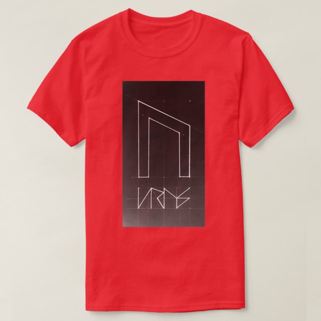 Camiseta Posola de força do Uruz desenhado (Frente do Design)