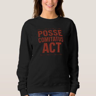 Camiseta Posse Comitatus Act Distress Barbed Wire Design