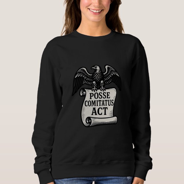 Camiseta Posse Comitatus Act Eagle Scroll (Frente)