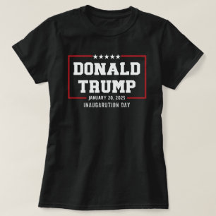 Camiseta Posse do 47º Presidente Donald Trump em 2025