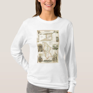 Camiseta Possessões britânicas na costa leste norte