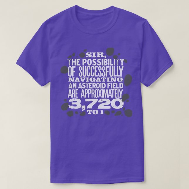 Camiseta Possibilidade de Navegar com Êxito em um Aste (Frente do Design)