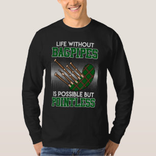 Camiseta Possível mas inútil vida sem gaitas de foles