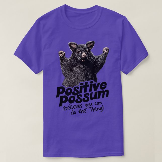 Camiseta Possível Positivo Acredita Que Você Pode Fazer 1 (Frente do Design)