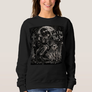 Camiseta Posso Acariciar Esse Cachorro Esqueleto Frenchie M