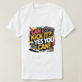 Camiseta Posso Chutar Sim Você Pode Camiseta, Gráfico de Hi