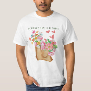 Camiseta Posso Comprar-Me Flores.