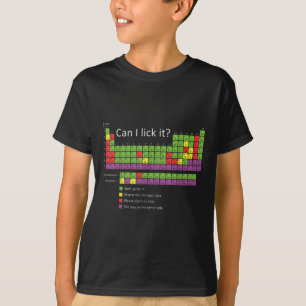Camiseta Posso Deixá-Lo Engraçada Mesa Periódica Da Eleme Q