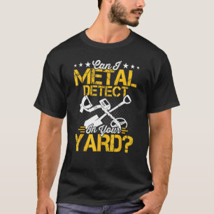 Camiseta Posso detectar metal detectando detecção de metal