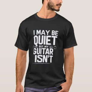 Camiseta Posso Estar Calmo, Mas Meu Violão Não é Música Eng