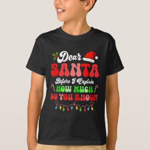Camiseta Posso explicar o custo dos Papais noeis das Luzes