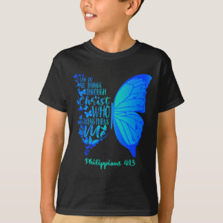 Camiseta Posso Fazer Coisas Através de Cristo Que Fortalece